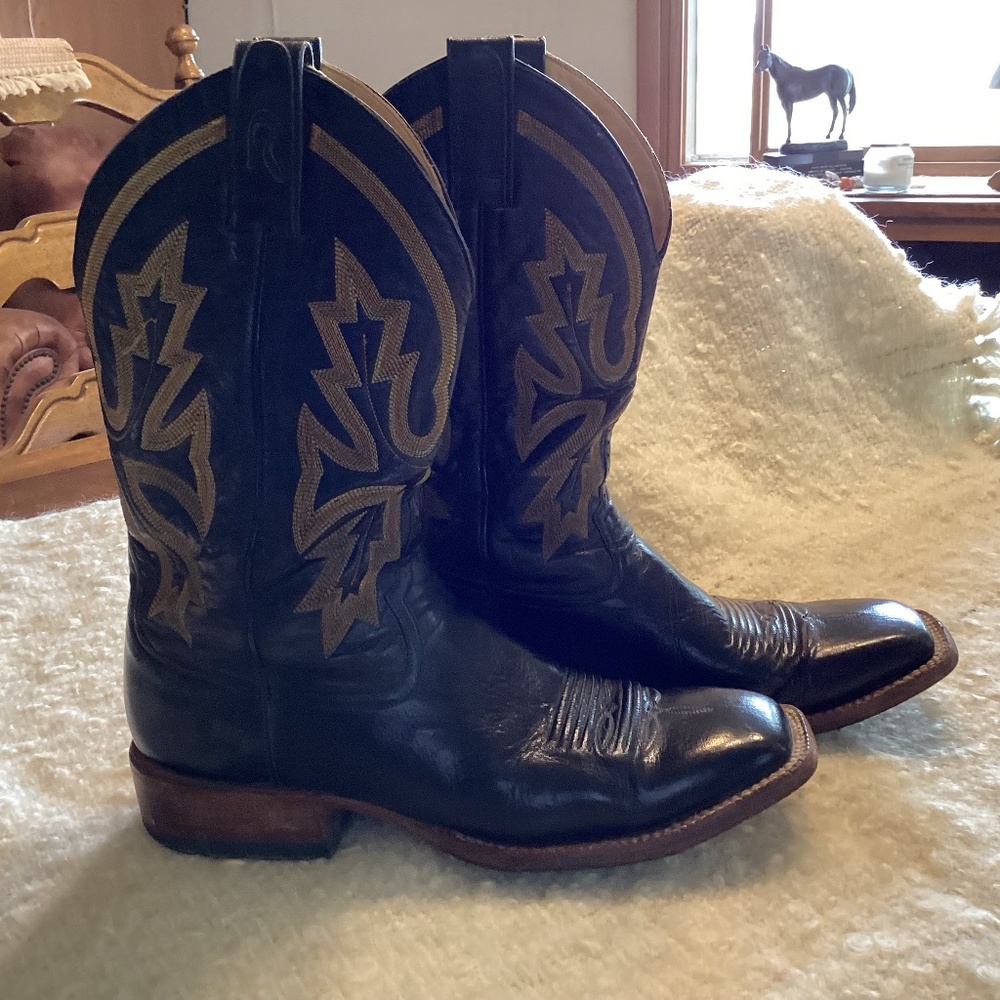 Rod Patrick Buffalo Calf Western Boots